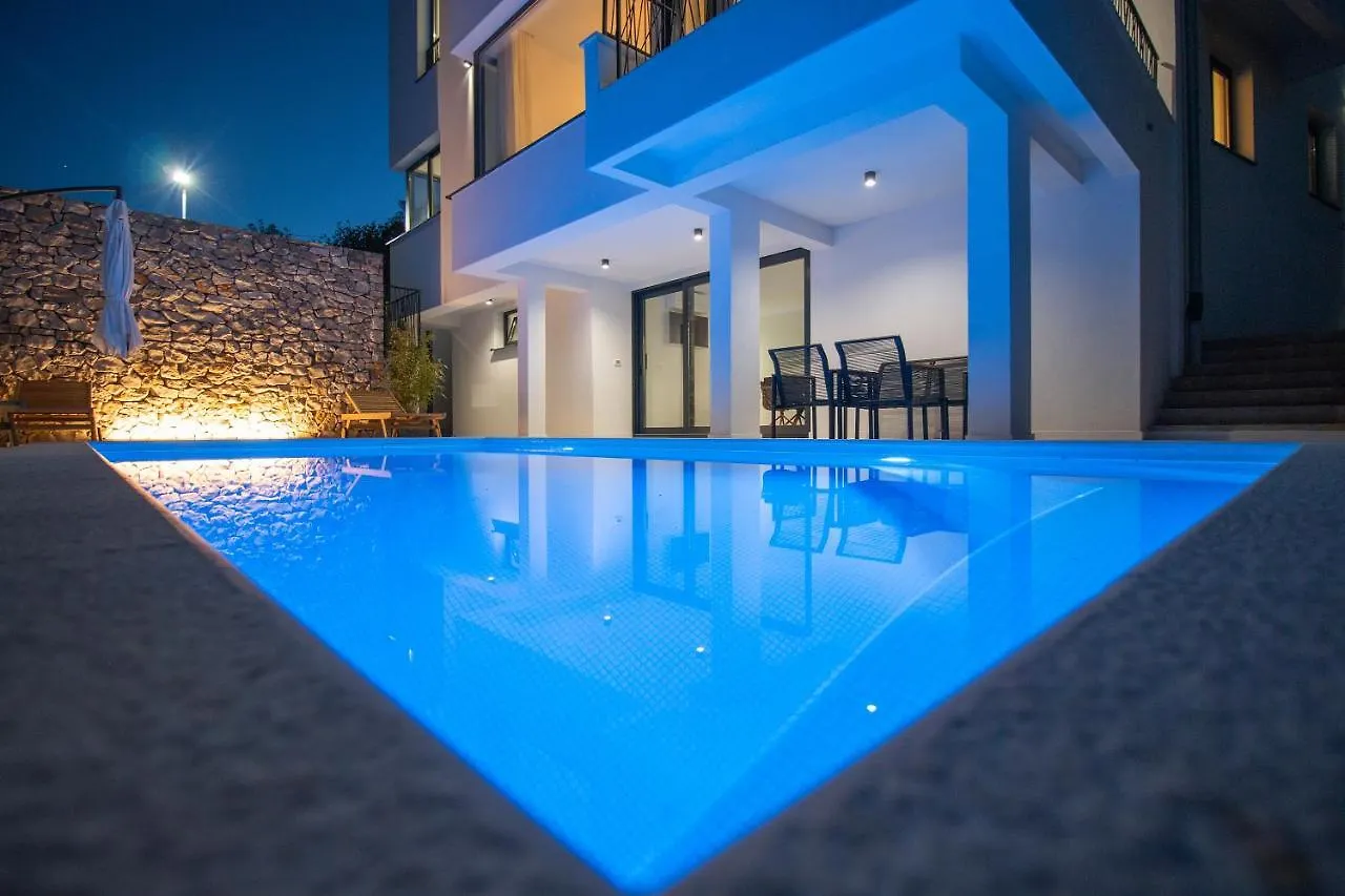 Apartment Villa Sea Silhouette Žman